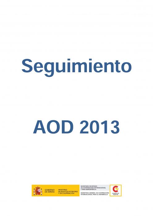 Seguimiento AOD 2013