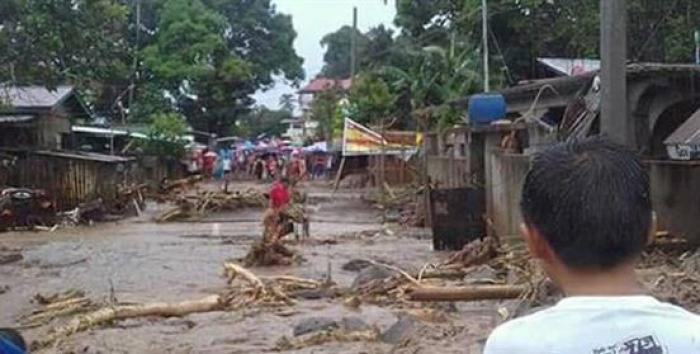 Localidad de Islas Filipinas devastada por una inundación