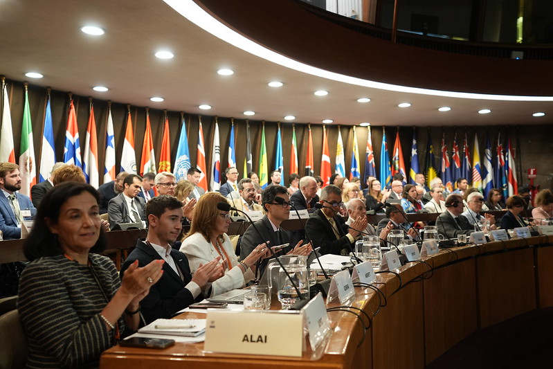 Conferencia Ministerial sobre la Sociedad de la Información en la sede de la CEPAL-ONU, en Santiago de Chile